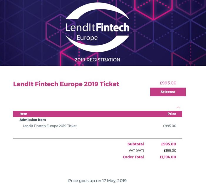 PRECIOS LENDIT EUROPE 2019